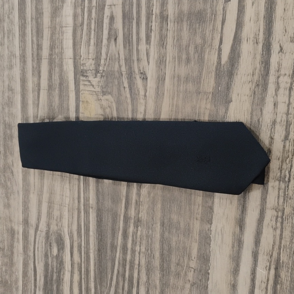 Yves Saint Laurent YSL MONOGRAM black tie